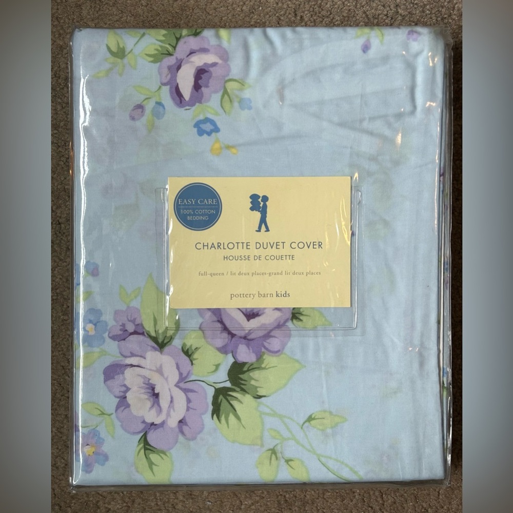 Pottery Barn Kids Charlotte Duvet Cover Full/Queen